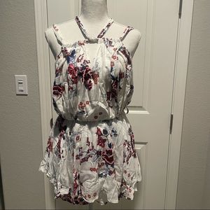 INDIKAH floral print romper